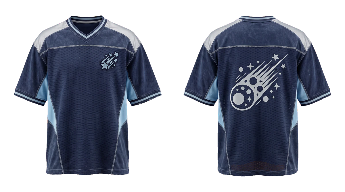 Midnight Meteor Football Fan Jersey, original colour preview