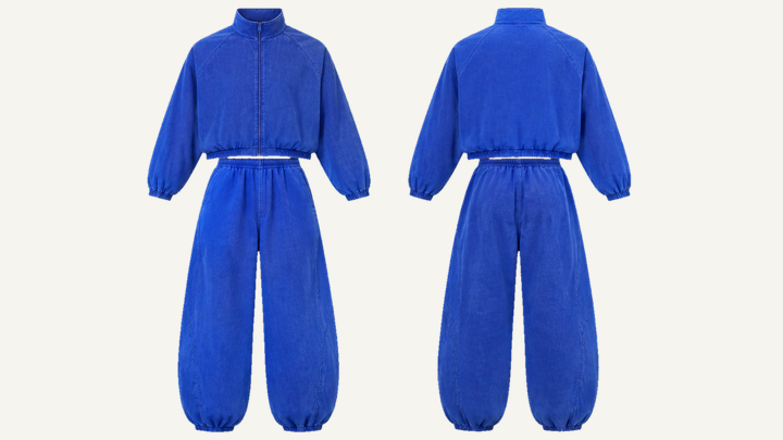 Nylon Tracksuit — Cobalt HSL Master Pigment Dyed, original colour preview