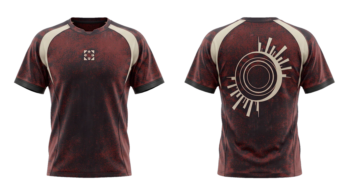 Oxblood Bone Eclipse Soccer Jersey, original colour preview