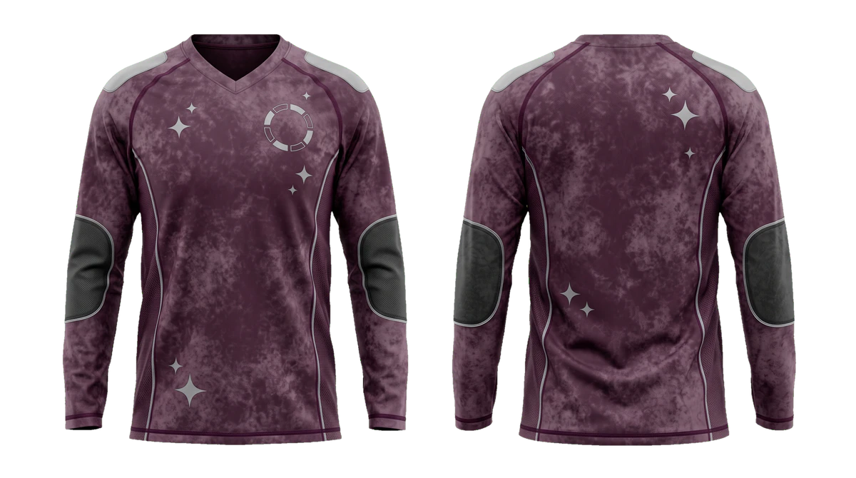 Plum Silver Halo Soccer Jersey, original colour preview