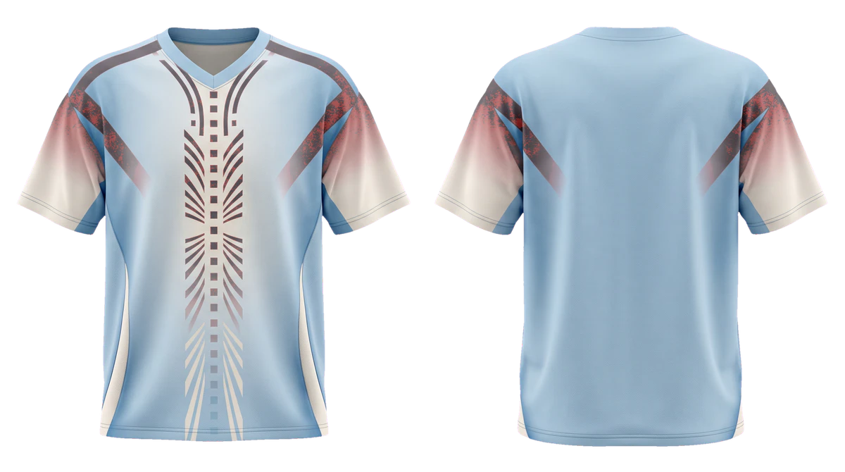 Powder Blue Brick Meridian Soccer Jersey, original colour preview