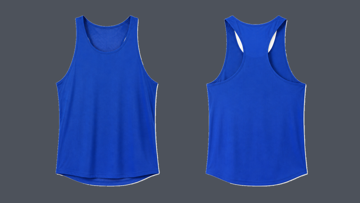 Race Singlet — Cobalt HSL Master, original colour preview