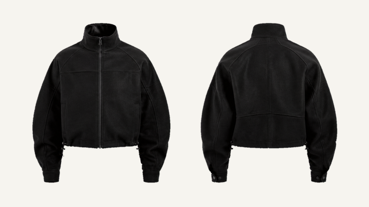 Racing Jacket — True Black Waxed Matte Finish, original colour preview