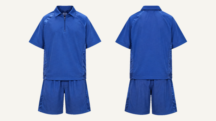 Racing Pit Shirt — Cobalt HSL Master Pigment Dyed, original colour preview
