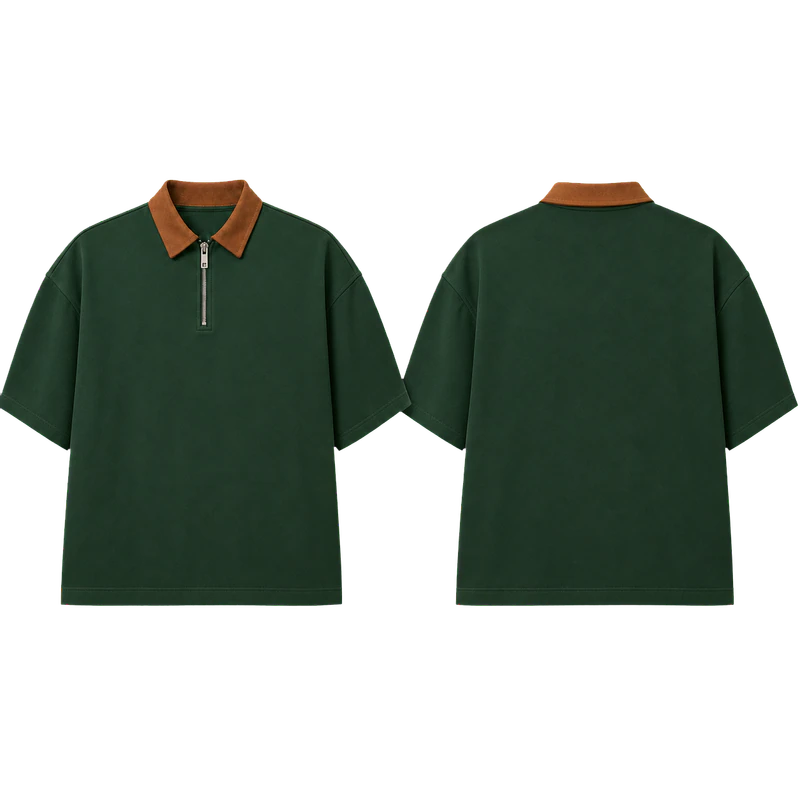 Racing quarter-zip polo, original colour preview