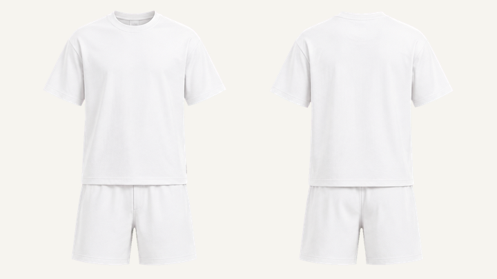 Regular Classic T-Shirt — True White Clean Reactive Solid, original colour preview