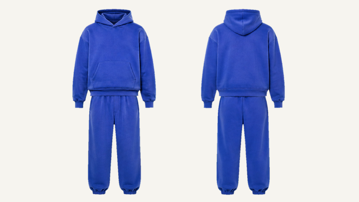 Regular Pullover Hoodie — Cobalt HSL Master Pigment Dyed, original colour preview