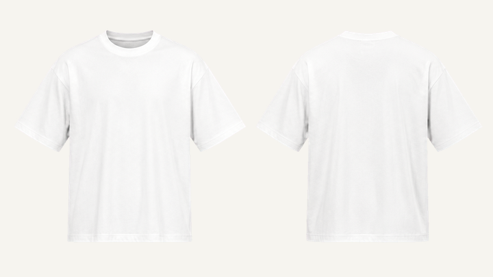 Relaxed Midweight T-Shirt — True White Enzyme Soft Wash, original colour preview