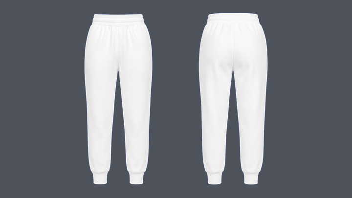 Relaxed Recovery Jogger — True White, original colour preview