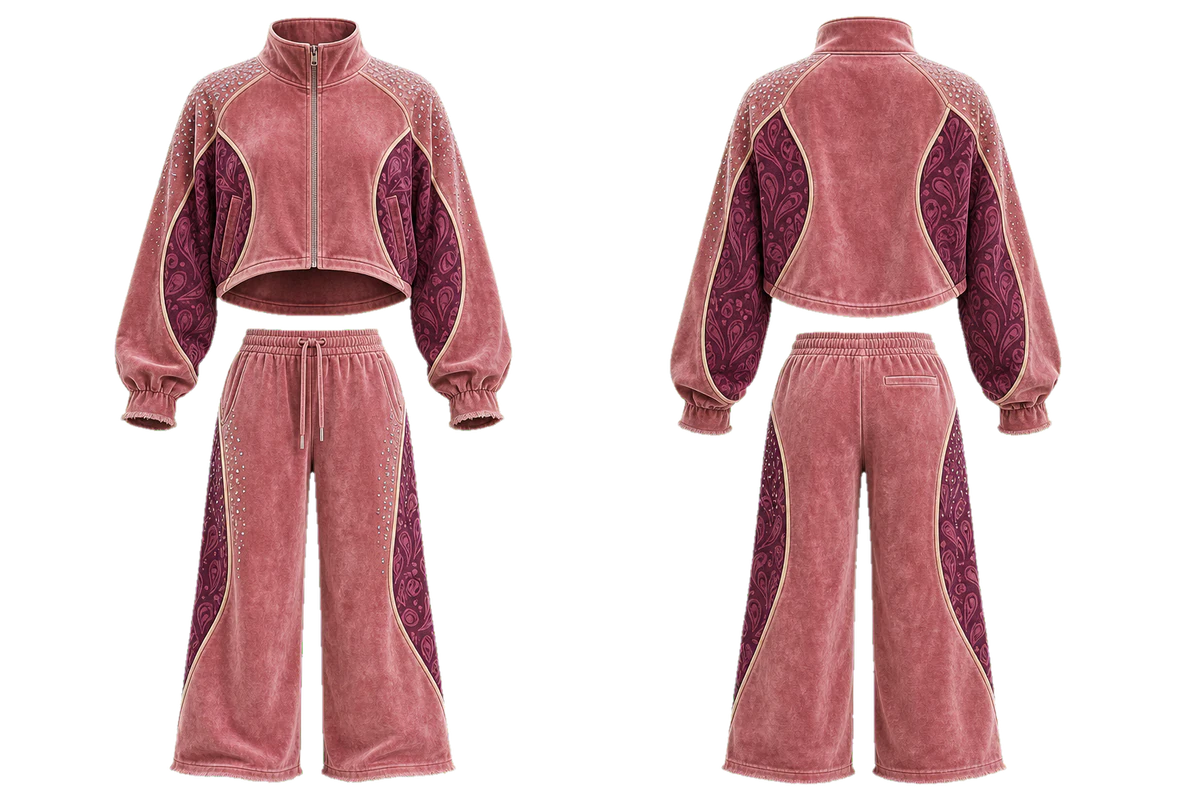 Rose Nocturne tracksuit, original colour preview