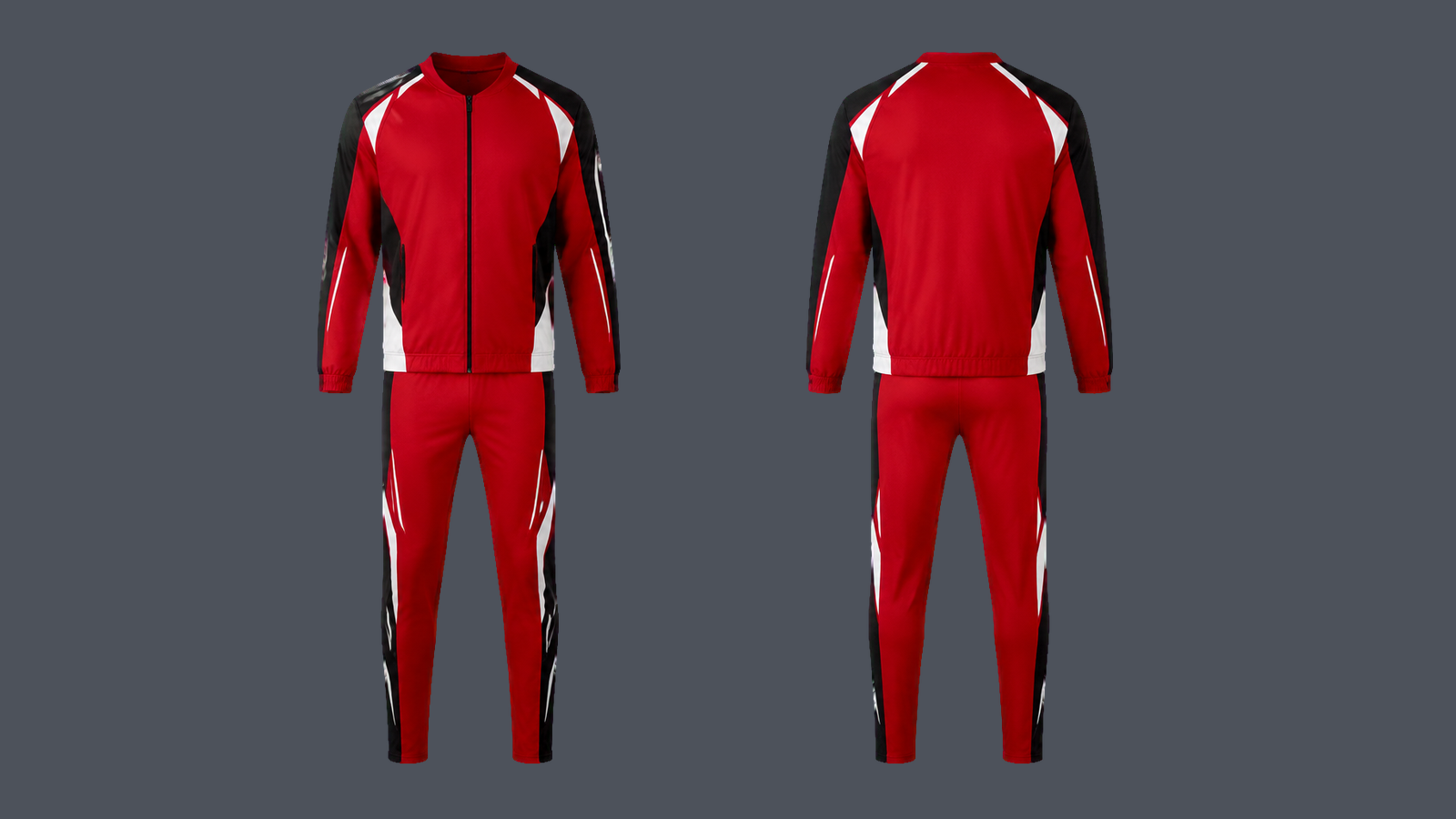 Relay Warm-Up Set — Crimson, original colour preview