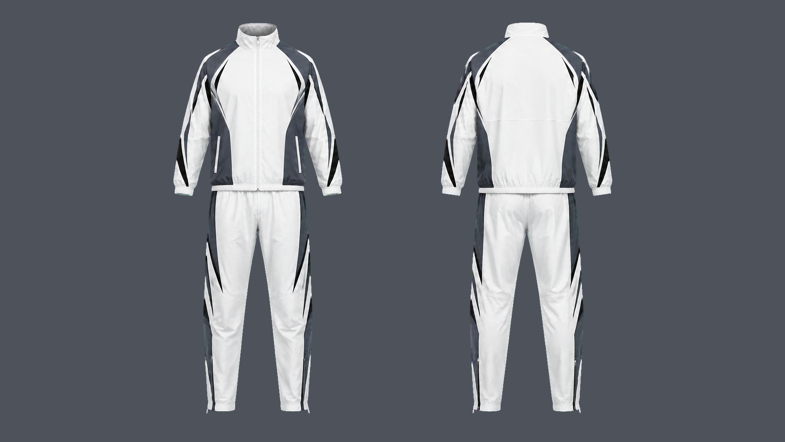 Tempo Track Set — True white, original colour preview