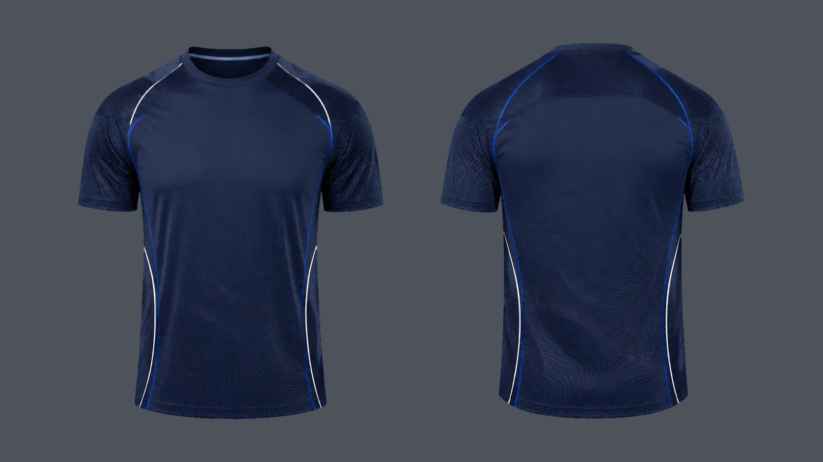 Aero Mesh Tee — Midnight navy, original colour preview