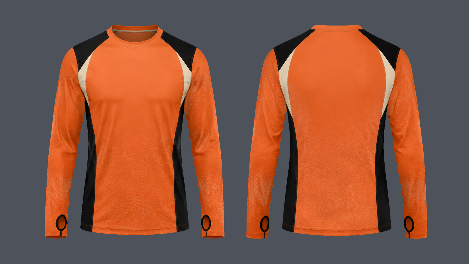 Endurance UV Tee — Warm orange, original colour preview