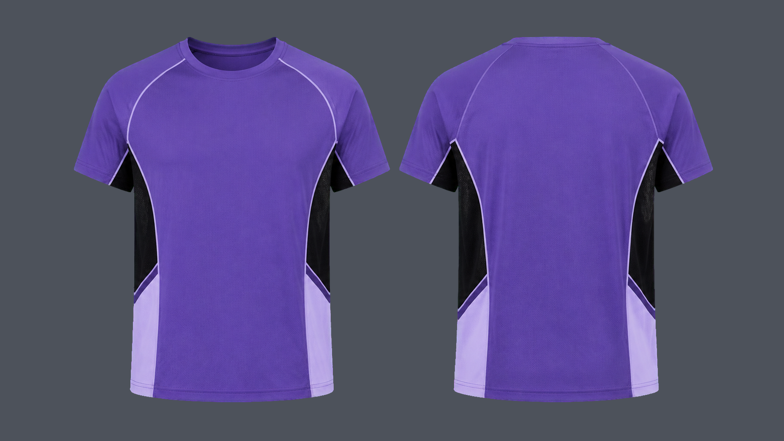 Pace Panel Tee — Violet, original colour preview