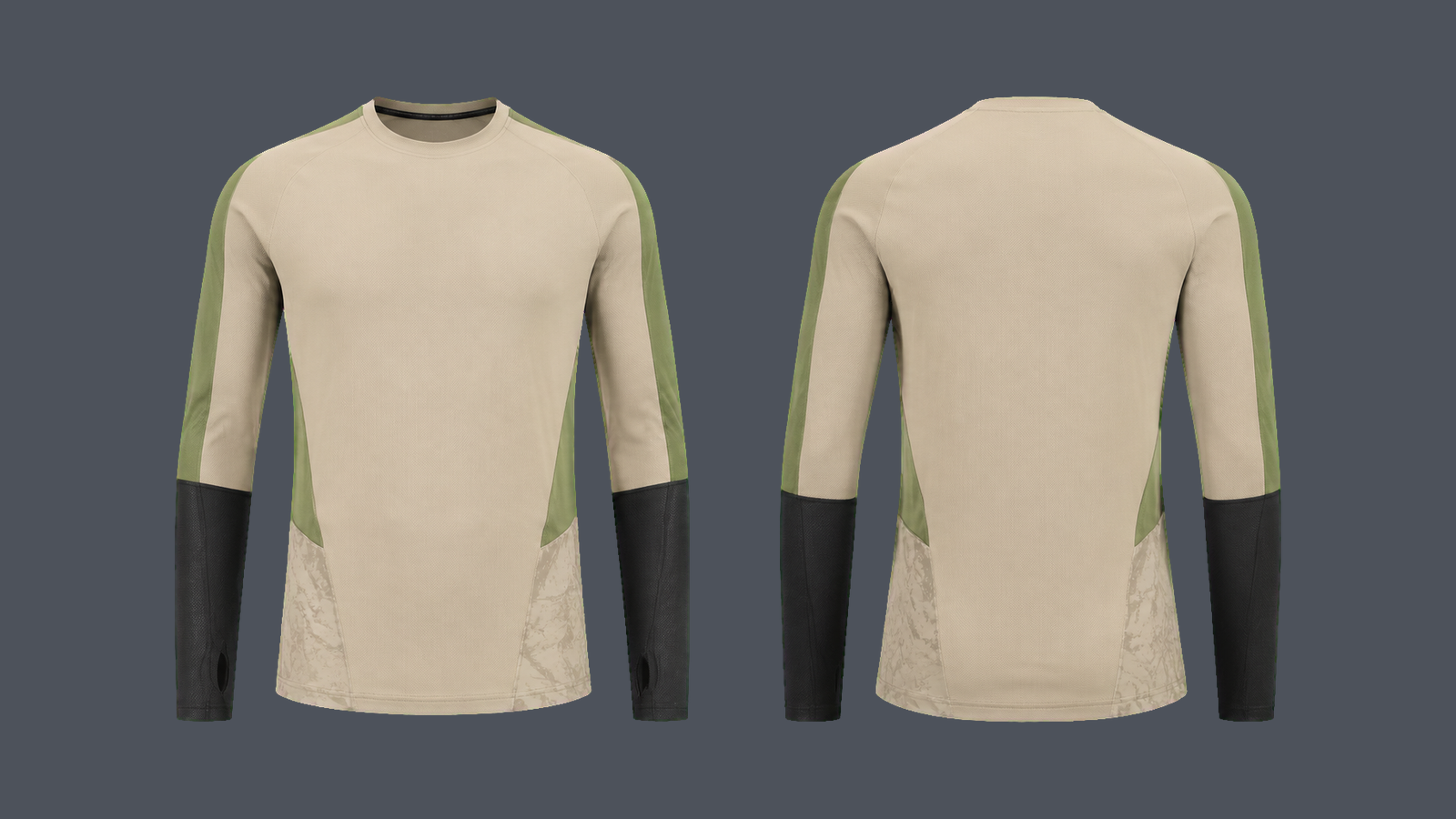 Ridge Long Sleeve — Sand, original colour preview