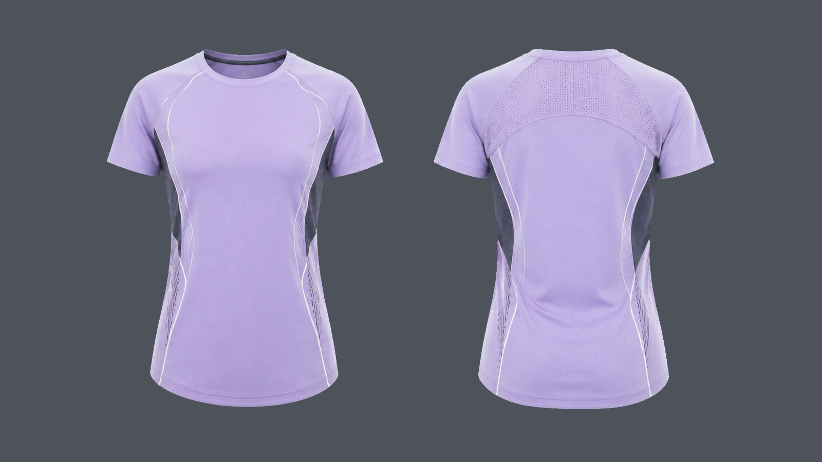 Vapor Vent Tee — Lavender, original colour preview