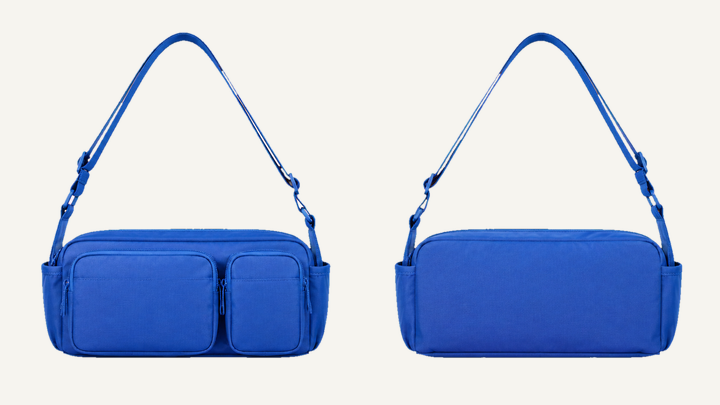 Shoulder Bag — Cobalt HSL Master Matte Panel Wash, original colour preview