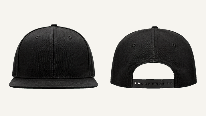 Snapback Cap — True Black Pigment Dyed, original colour preview