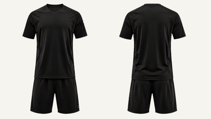 Soccer Jersey — True Black Overdyed, original colour preview