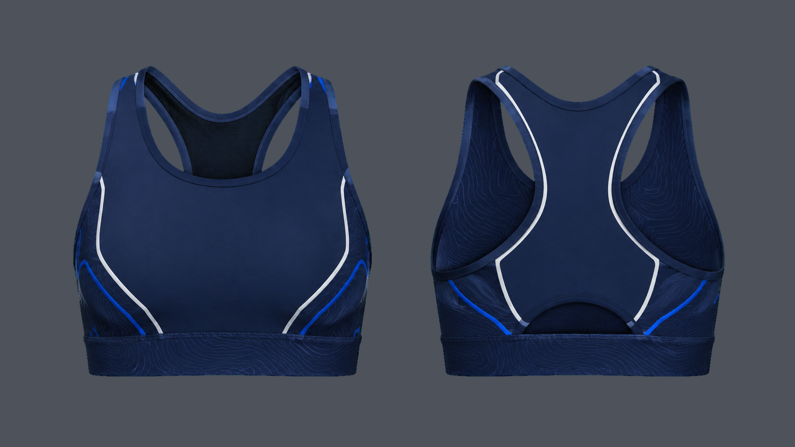 Aero High-Support Bra — Midnight navy, original colour preview