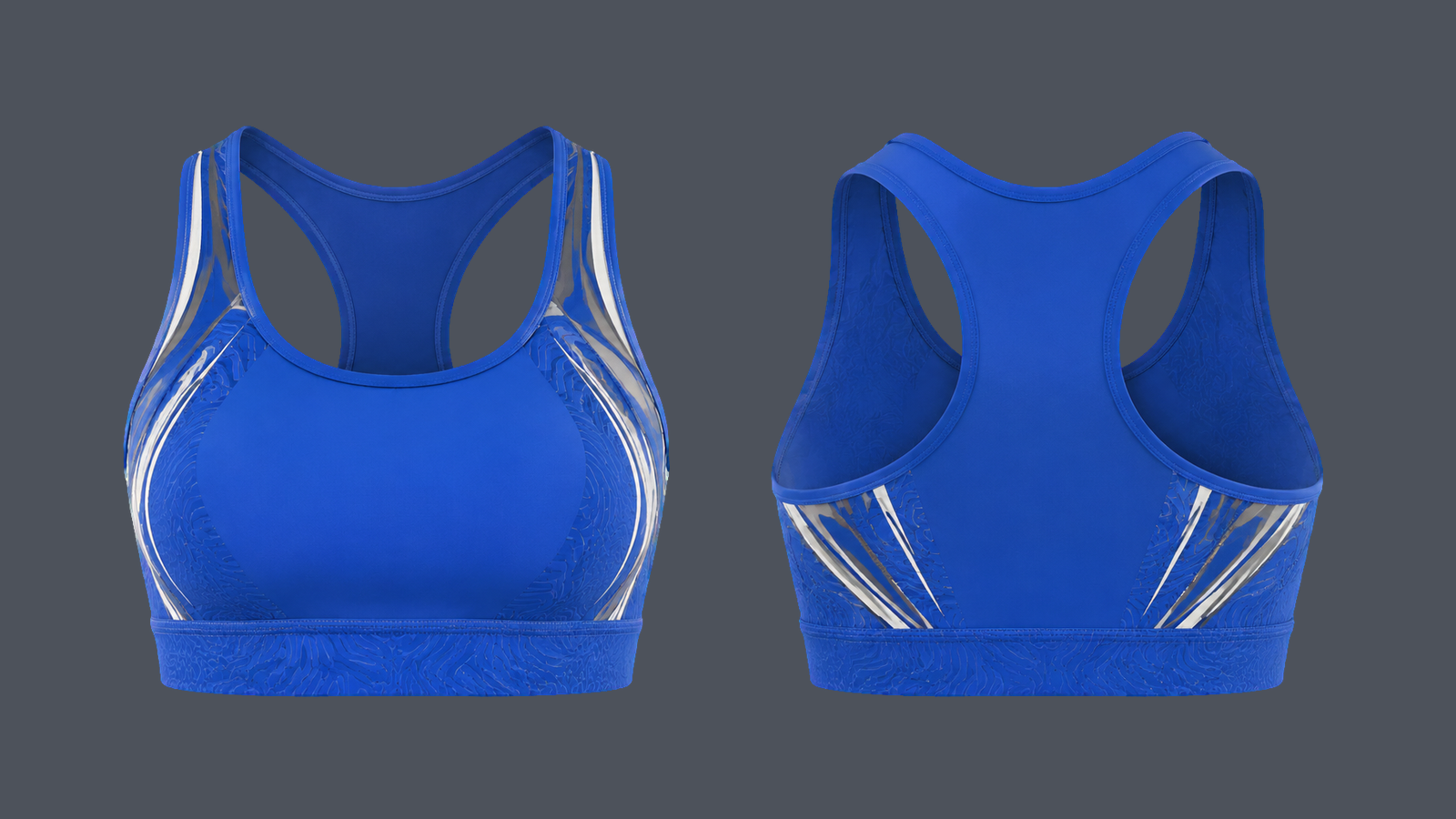 Motion Racer Bra — Cobalt, original colour preview