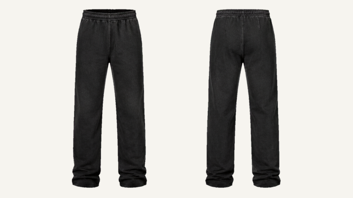 Straight-leg Sweatpants — True Black Pigment Dyed, original colour preview