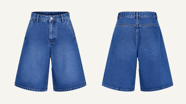 Tailored Bermuda Shorts — Cobalt HSL Master Pigment Dyed, original colour preview