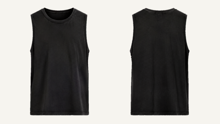 Tank Top — True Black Pigment Dyed, original colour preview
