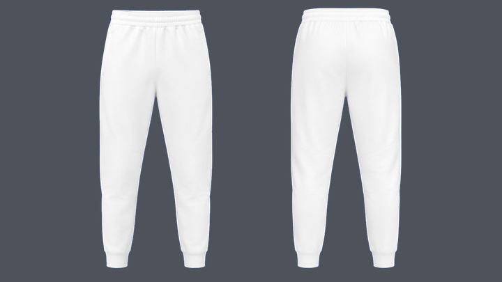 Tapered Training Jogger — True White, original colour preview