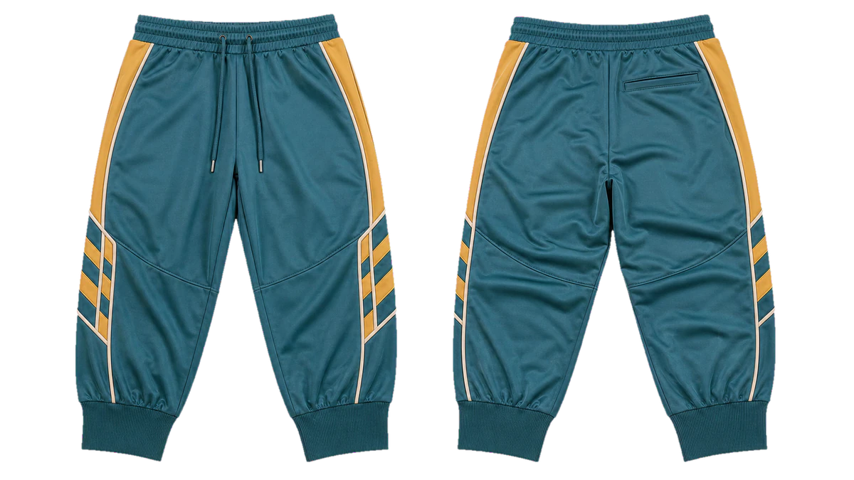 Teal Saffron Relay Three-Quarter Joggers, original colour preview