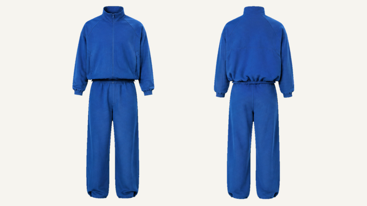 Track Jacket — Cobalt HSL Master Garment Dyed, original colour preview