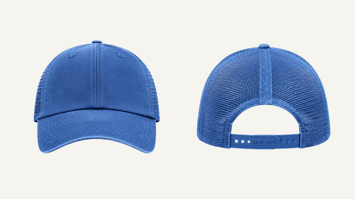 Trucker Cap — Cobalt HSL Master Pigment Dyed, original colour preview