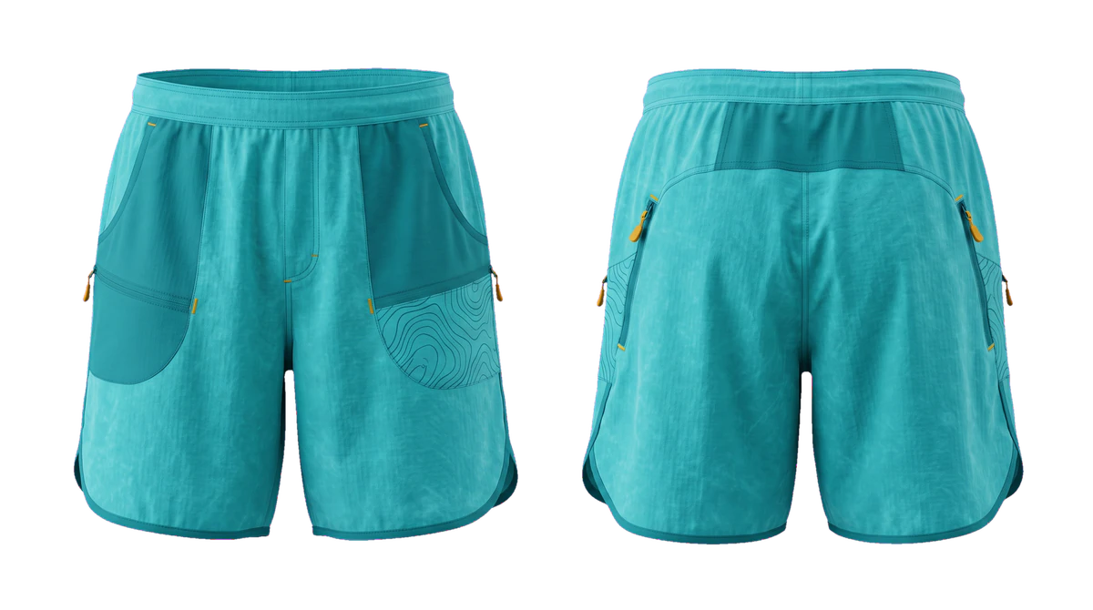 Turquoise Trail Pocket Shorts, original colour preview