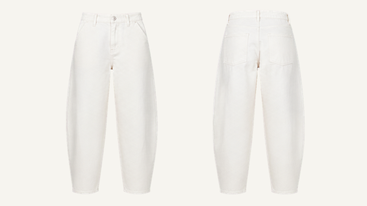 Utility Trousers — True White Enzyme Soft Wash, original colour preview