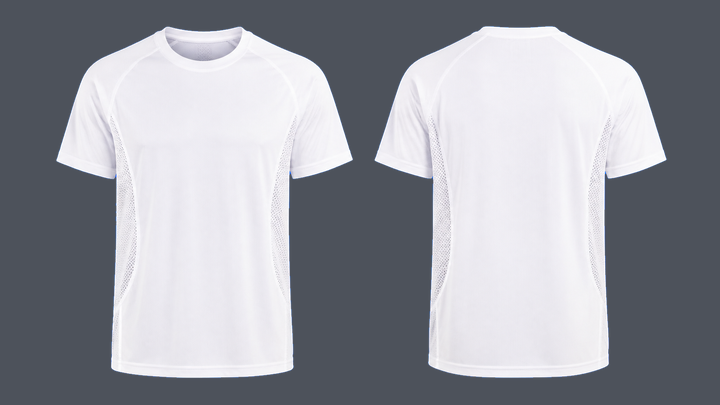 Ventilated Running Tee — True White, original colour preview