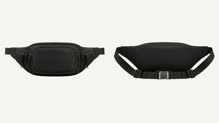 Waist Bag — True Black Overdyed, original colour preview