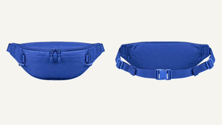Waist Bag — Cobalt HSL Master Waxed Matte Finish, original colour preview