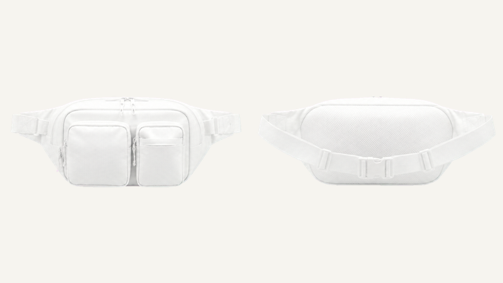 Waist Bag — True White Enzyme Soft Wash, original colour preview