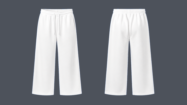 Wide Recovery Pant — True White, original colour preview