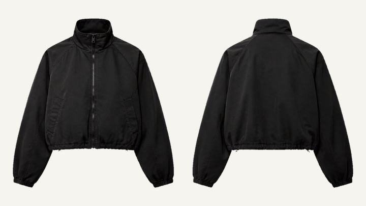 Windbreaker — True Black Overdyed, original colour preview
