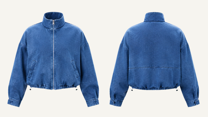Windbreaker — Cobalt HSL Master Denim Stone Wash, original colour preview