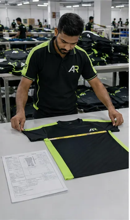 Quality control — At every production step