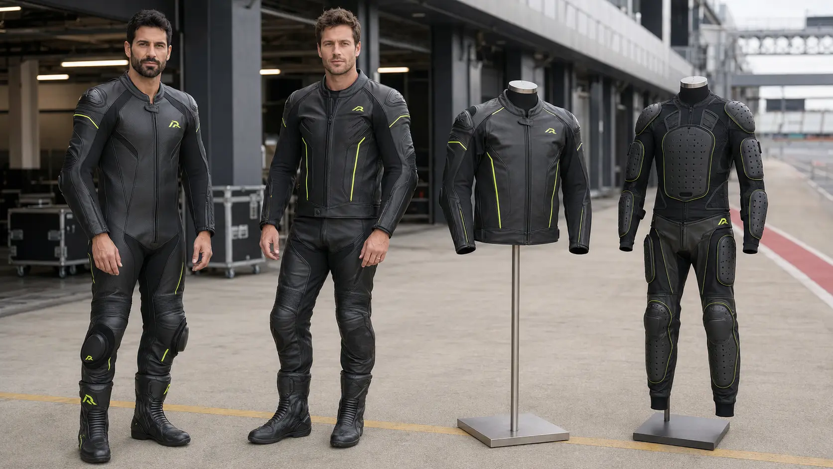 Complete Athletic Rush Motorcycle wear custom leather collection