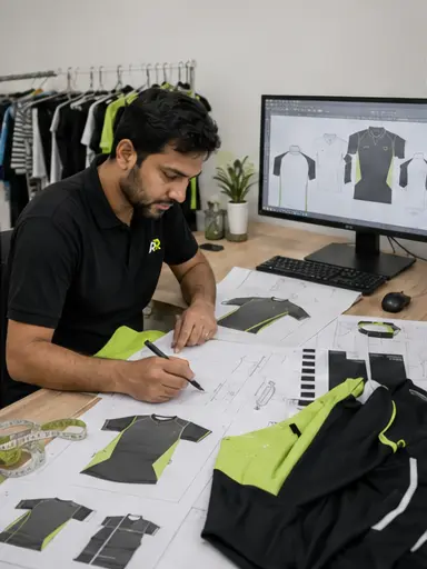Product development department at Athletic Rush
