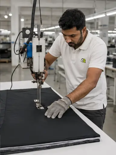Cutting department at Athletic Rush