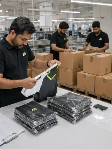Quality assurance department at Athletic Rush