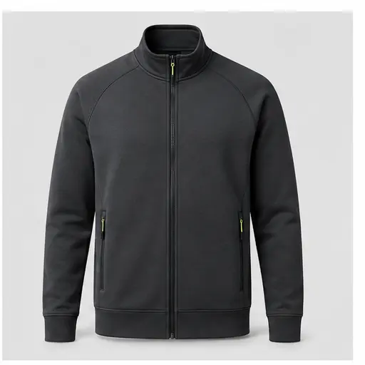 Athletic Rush full-zip warm-up top cut direction
