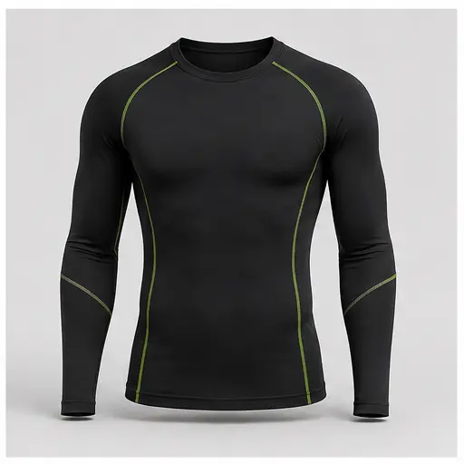 Athletic Rush long-sleeve base layer cut direction