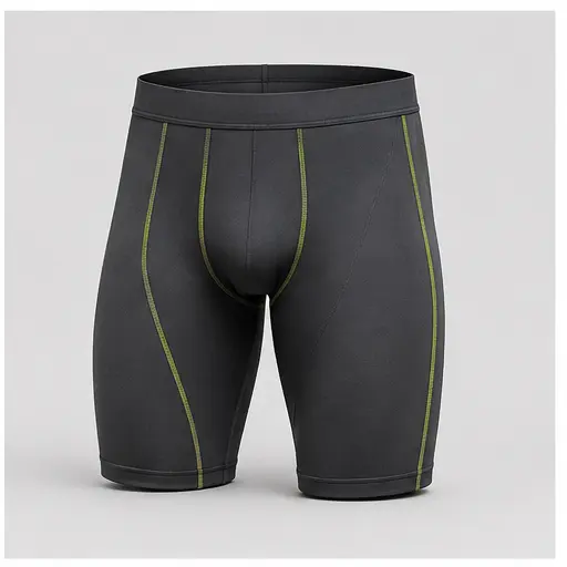 Athletic Rush compression short cut direction